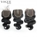 4x4 Lace Top Closure Body Wave,Brazilian Virgin Hair Free/2/3 Part